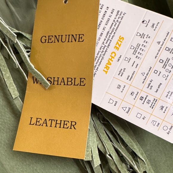 Dialogue Olive Green Fringe Blazer - Picture 4 of 13